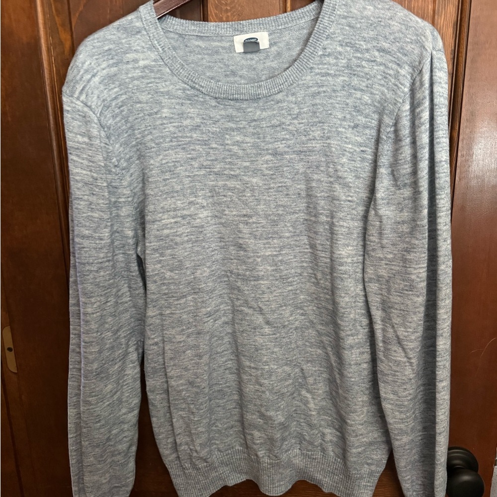 Old Navy Men's Heather Gray Crewneck Sweater